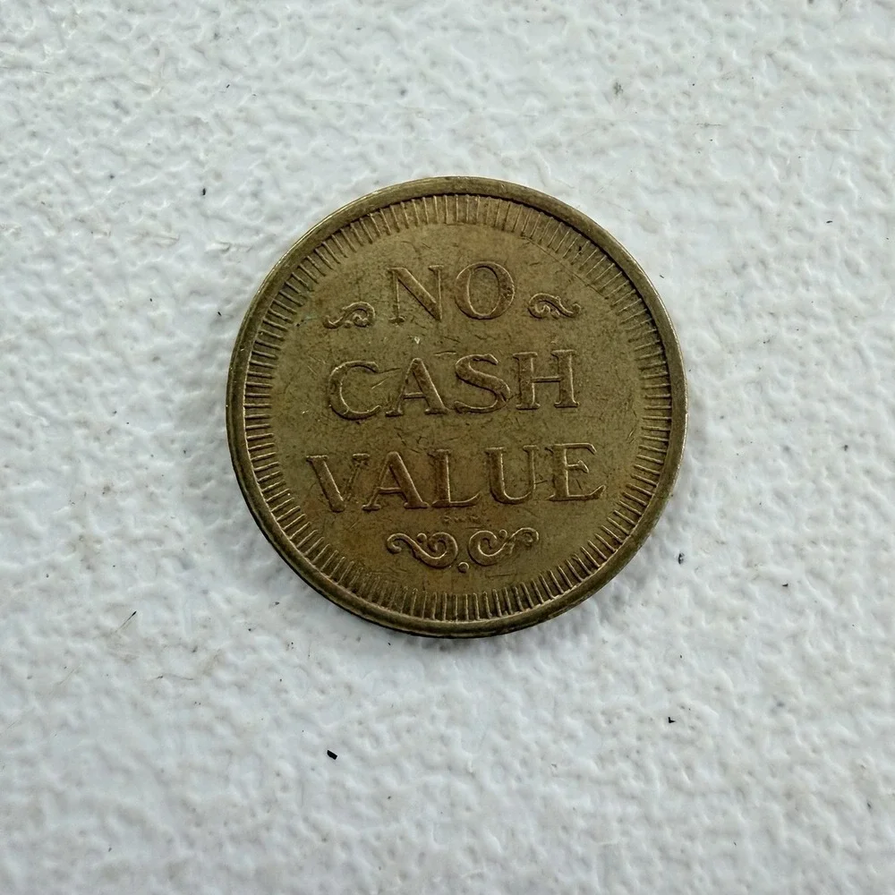 Vintage Thunder Creek Quarry Brass Game‎ Arcade Token